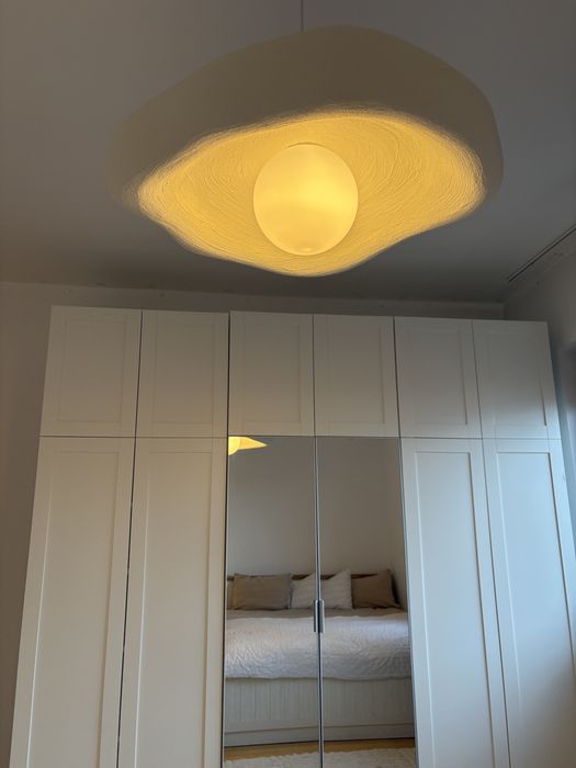 Lustra model japandi / wabi sabi facuta manual