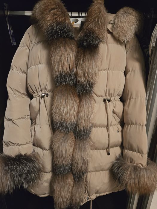 Haina de fas cu blana vulpe aramie