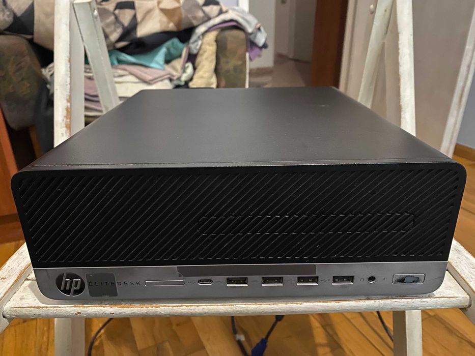 HP EliteDesk 705 G4 SFF-Слим, AMD Ryzen 5 Pro 2400G 3.6 GHz (4 MB), 8 GB, DDR4,NO HARD DRIVE