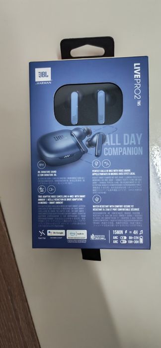 Casti audio in-ear JBL Live Pro 2, Touch Control, Signature Sound, Noi