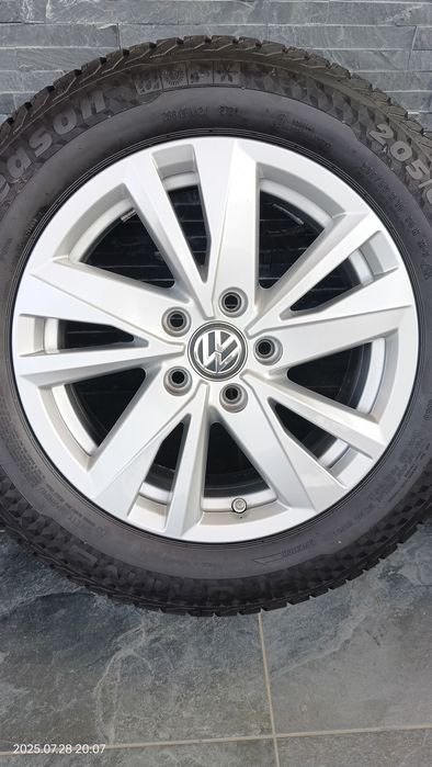 Jante "16 originale Vw, anvelope noi de iarna 205 60 R16