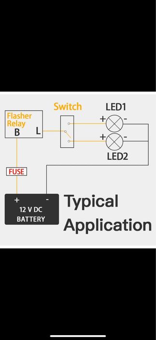 Releu semnalizare moto cu 2 pini pentru LED scuter atv