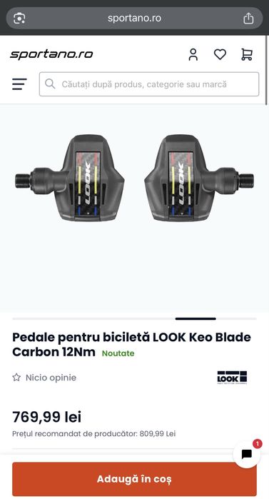 Pedale LOOK Keo Blade Carbon 12Nm