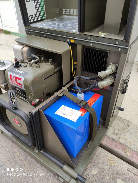 Хибридна станция за осигуряване на 24 волтово захранване.