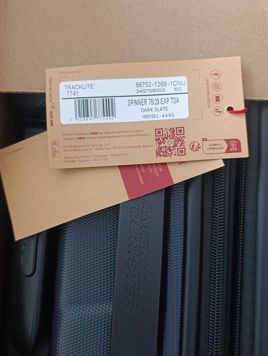 Куфар American Tourister Tracklite на Samsonite, графит.