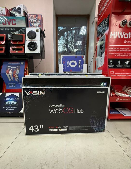 Спец цена!!! Smart телевизоры Yasin LED UltraHD 4K