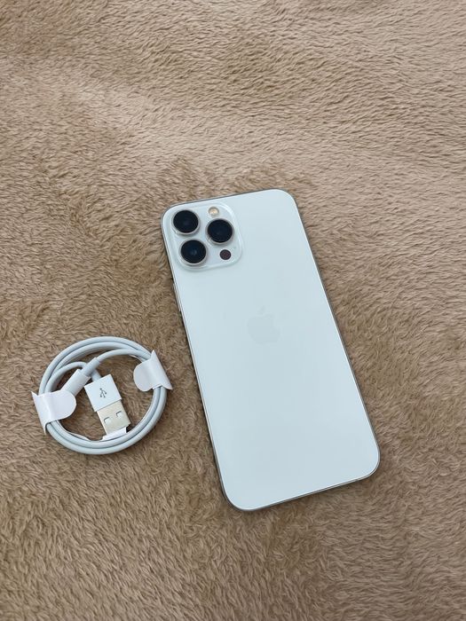 iPhone 13 Pro Max 256 GB liber rețea ca nou 84% alb 16 17 15 12 pro