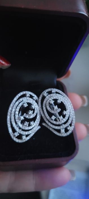 Золотые серёжки производства России проба 585