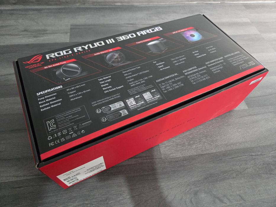 Cooler Rog Ryuo III ARGB