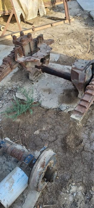 задная ось с рессорами камаз