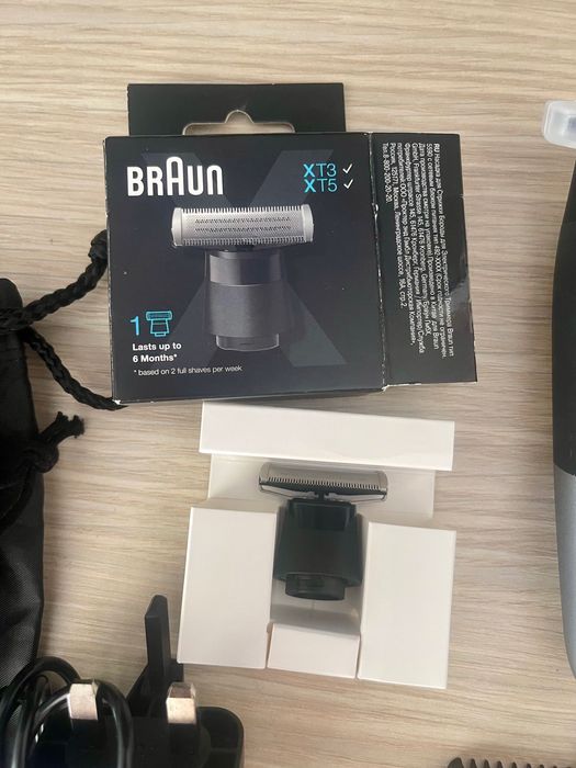 Aparat hibrid de barbierit si tuns barba BRAUN XT5 / Trimmer NOU