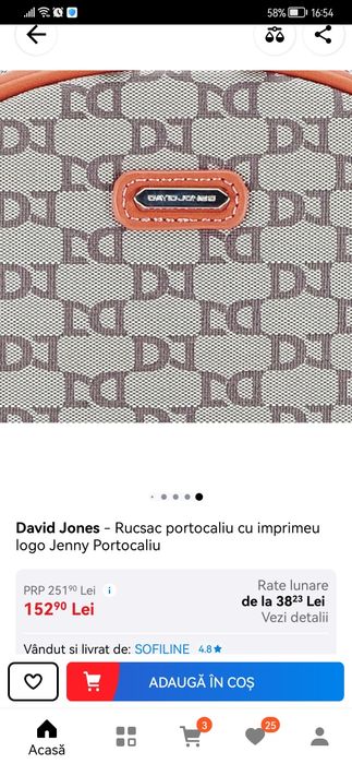 Rucsacel casual David Jones