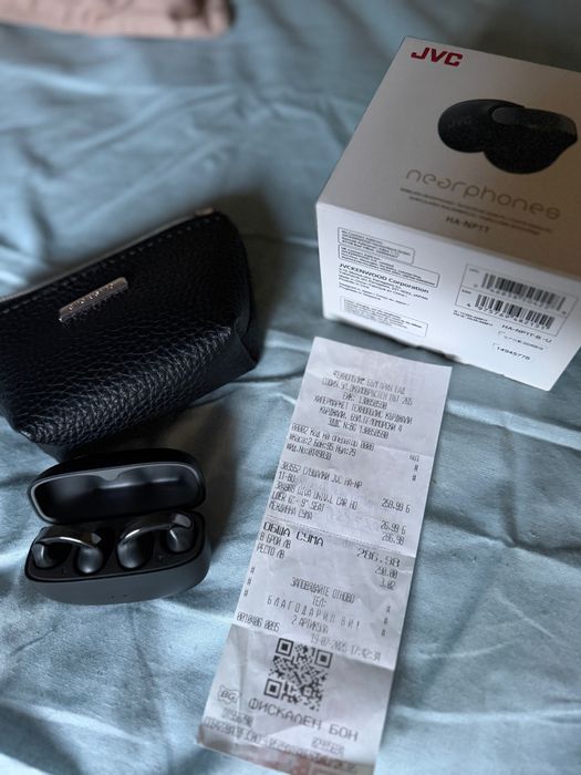 True wireless headphones JVC HA-NP1T-BU BLACK WIRELESS, ЧЕРЕН
