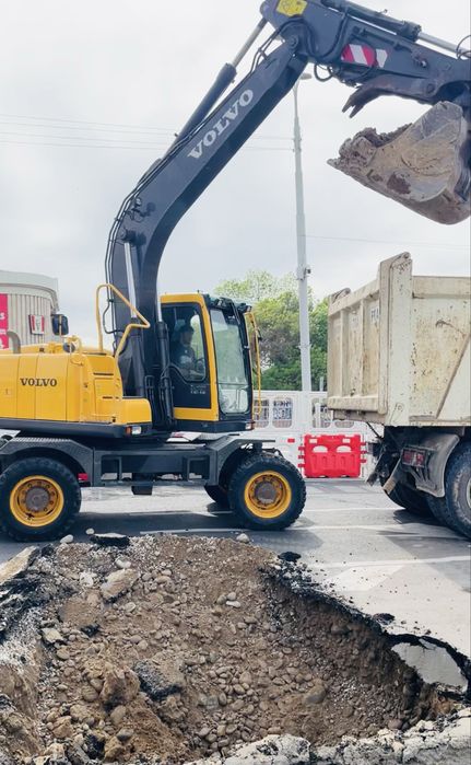 Услуга экскаватора.Ekskavator xizmati Volvo ew145