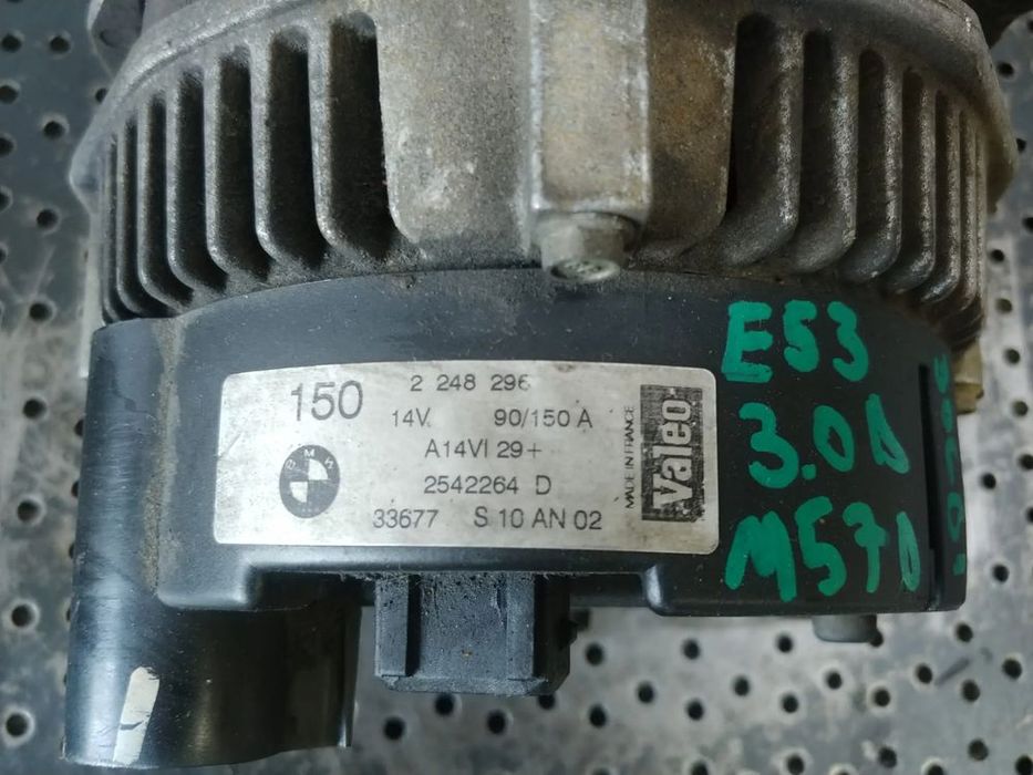 alternator  3.0 d 306d1 bmw x5 e53  2248296   2542264d