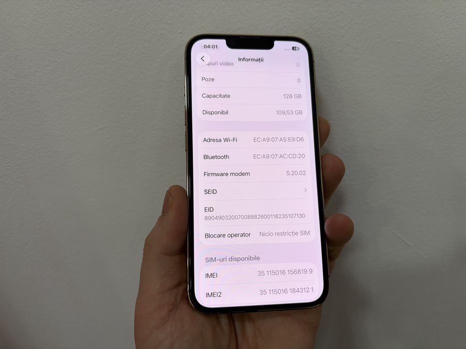 Iphone 13 Pro, 128 gb, Gold