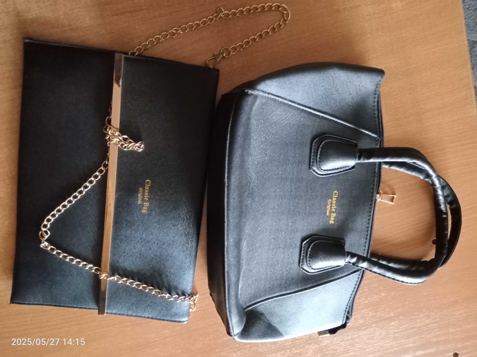 Сумочка плюс клатч.