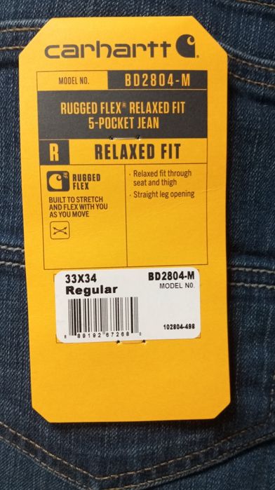 Дънки Carhartt. 33/34.