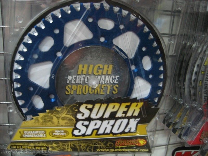 Маркови цветни алуминиеви забчатки венци за всякакви кросови мотори