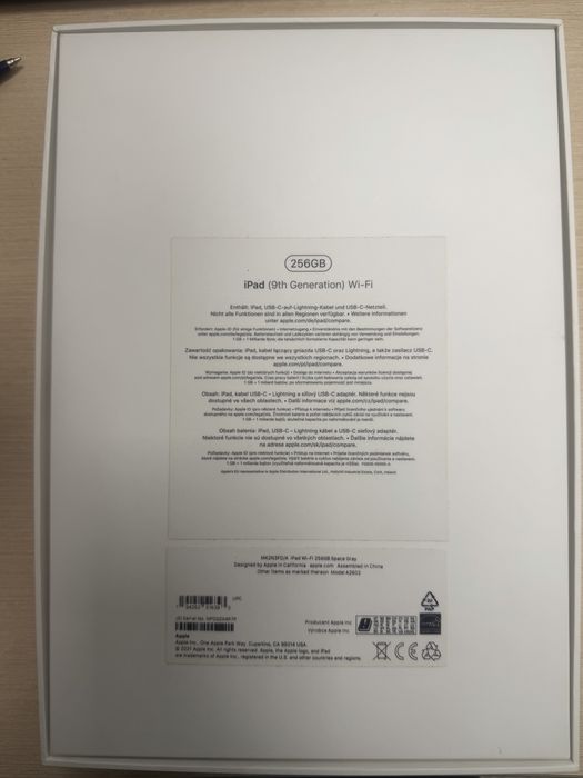 Ipad 9th Generation 256GB в отличном состояние