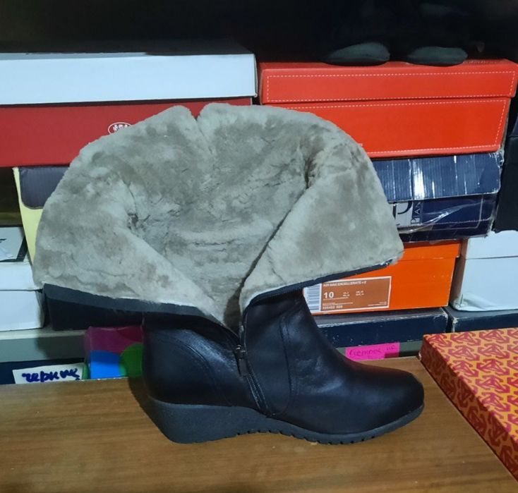 Сапоги Етик кожа 42размер подъемы улькен адамларга болады