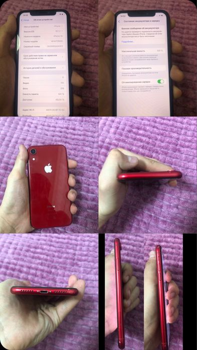 Красный Айфон xr