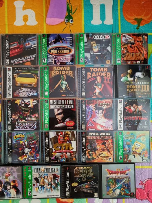 Ps1 игры на дисках лицензионные ntsc