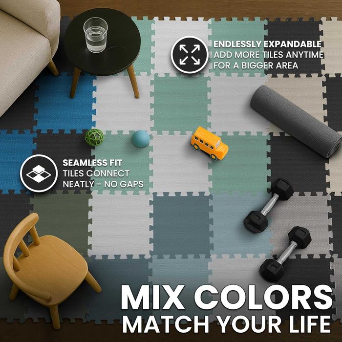 Комплект постелки за фитнес bemaxx - 18 бр