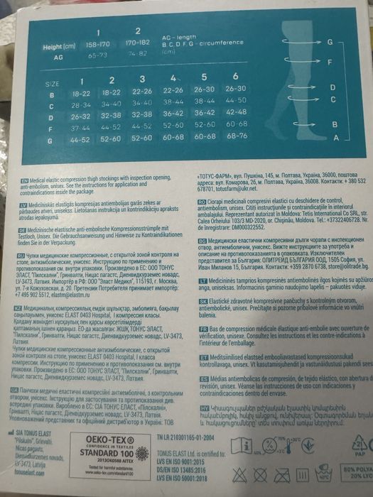 Комприсионные чулки