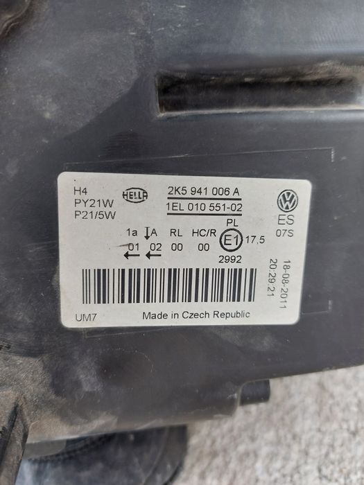 Десен фар VW CADDY 2010 - 2015