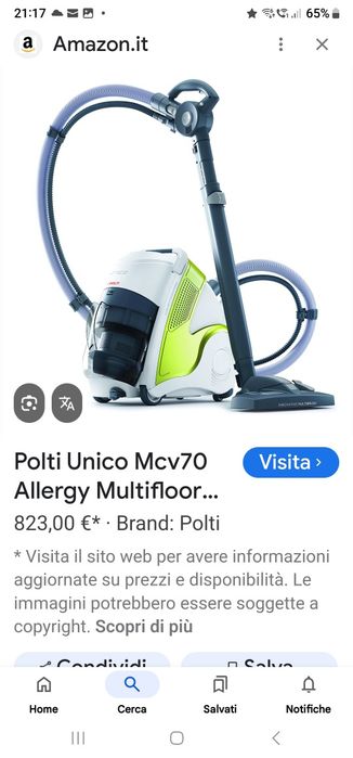 POLTI UNICO MCV 70 aspirator cu vapori