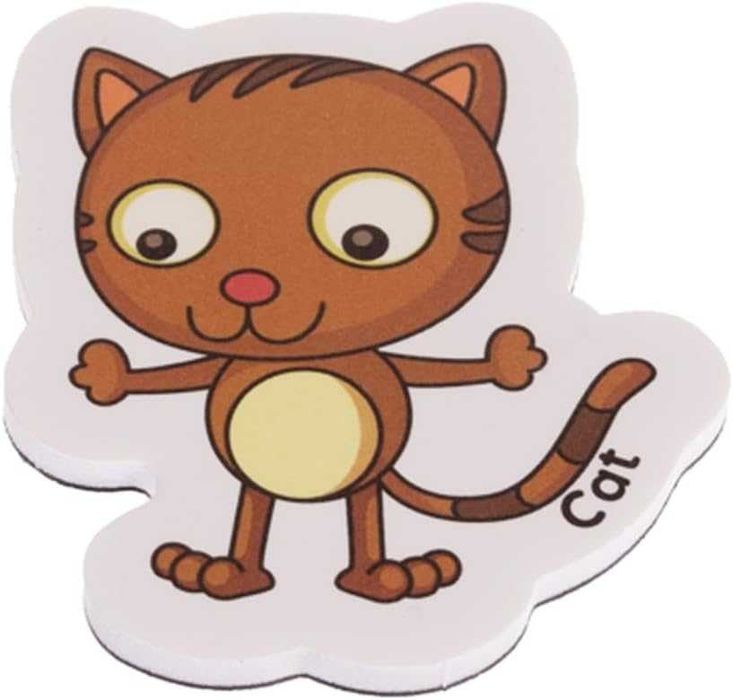 Set magneti de frigider animale 40 bucati cu cutie metalica multicolor