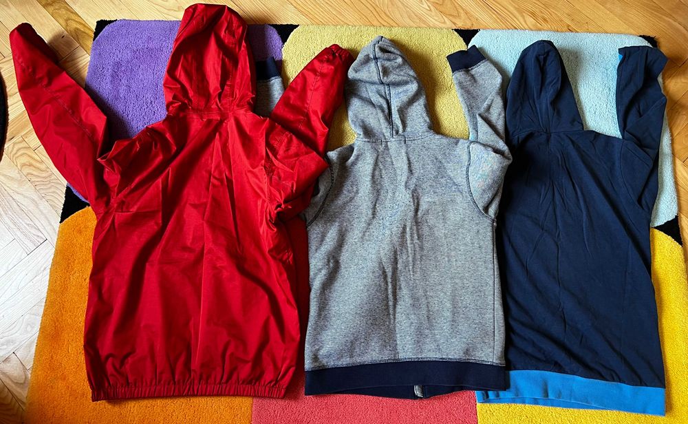 Връхни дрехи и суичъри за момче тийн запазени нови