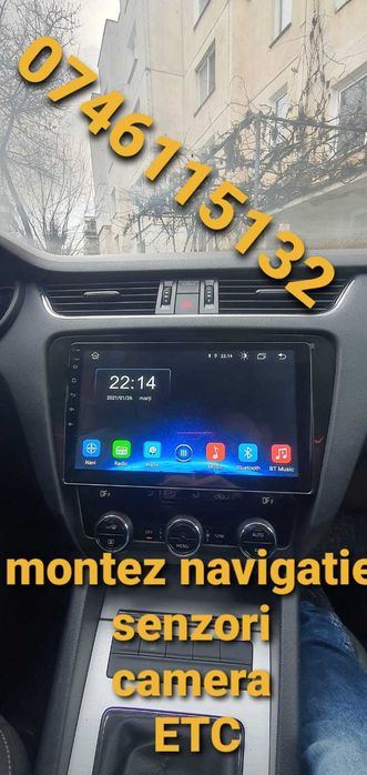 Senzori de parcare-Camera Marsarier-Navigatie Android-Subwoofer-MONTEZ