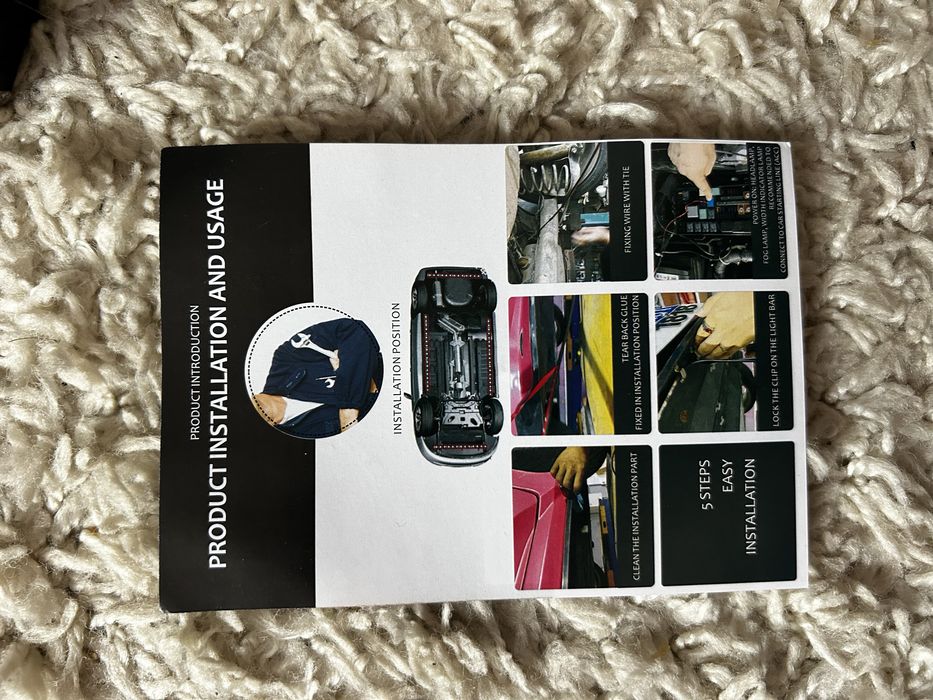 Kit 4 benzi lumina ambientala auto pentru exterior