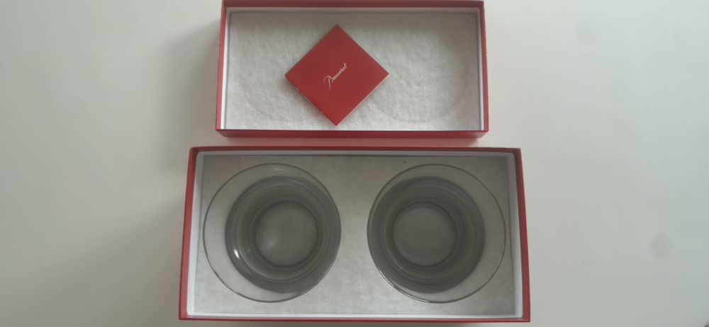 Baccarat Vega Original Set 2 Pahare Cristal Nefolosite Cu Cutie