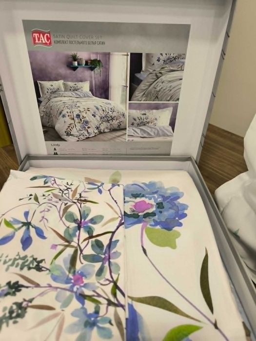 TAC-спални комплекти от памучен сатен, премиум качество,двоен