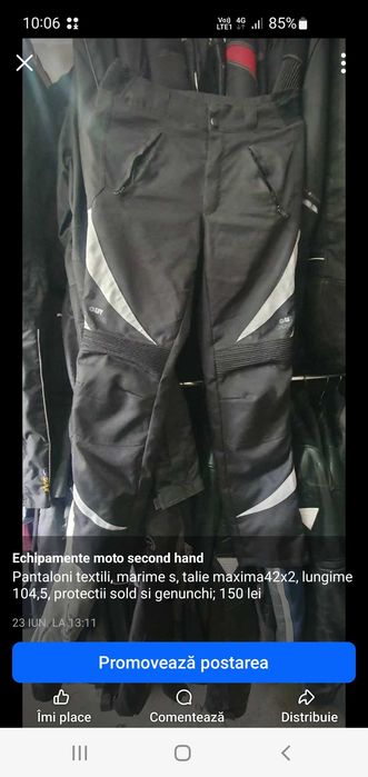 Blugi moto, cu protectii