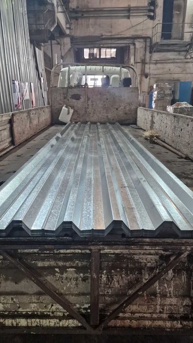 Профнастил, профлист оцинкованный и окрашенный (50цветов). Кровля.