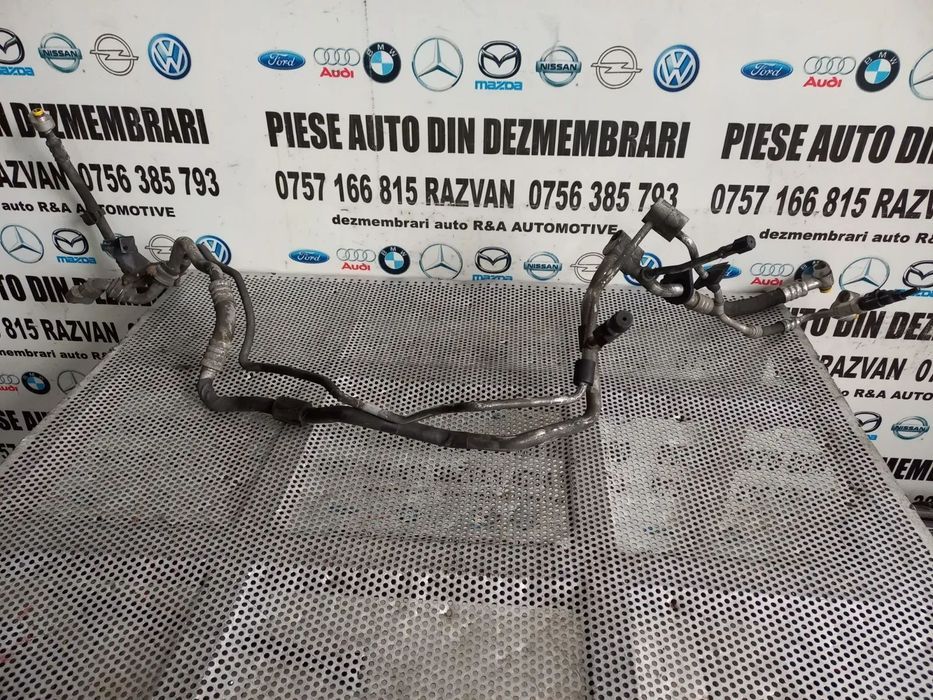Set Conducte Clima Ac Aer Conditionat Audi Q7 4L 3.0 Tdi Motor BUG - Dezmembrari Arad
