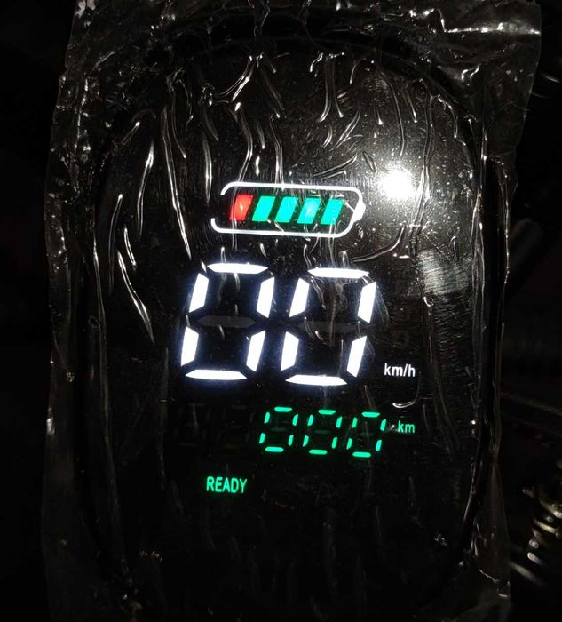 Електрическа триколка EcoWay М3 двуместна с детска седалка тъмно синя