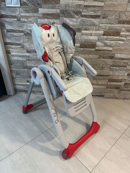 Детско столче за хранене CHICCO POLLY 2 START слонче. Перфектно състояние!
