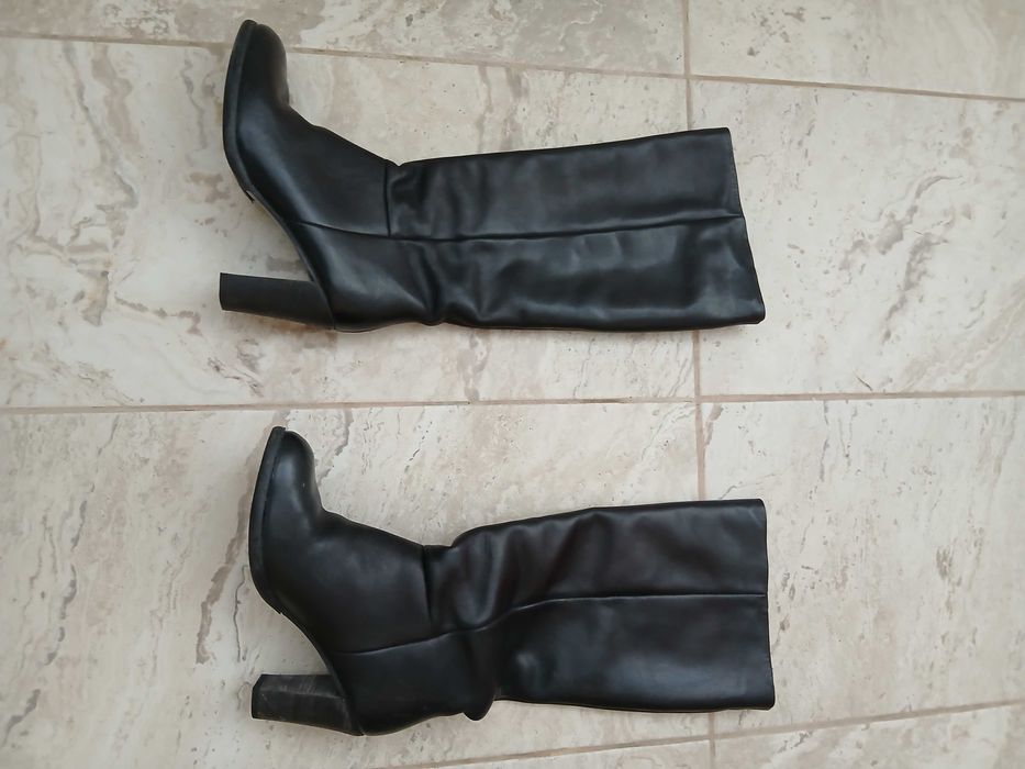 Cizme piele culoarea negru