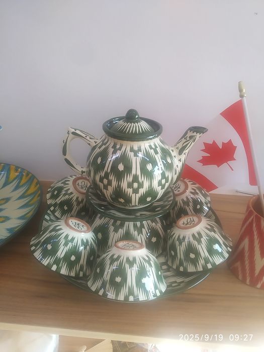 Ляган Риштанская керамическая Набор