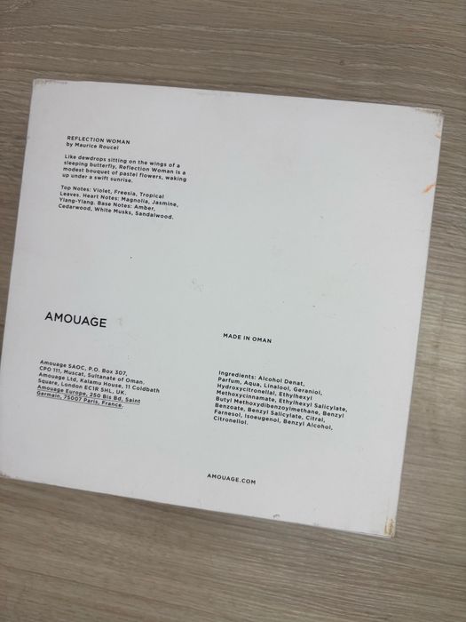Amouage Reflection, 100 мл, оригинал Оман.