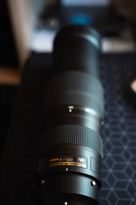 BINE INTRETINUT!!! Obiectiv Nikon AF-S 200-500mm DSLR F5.6E ED VR (F-Mount)