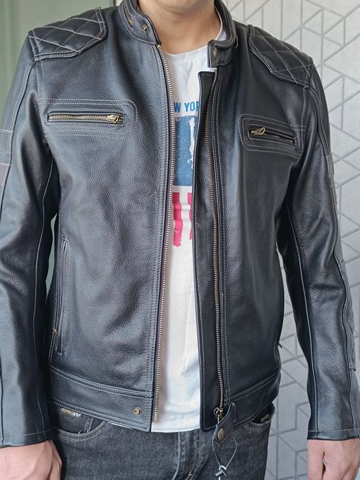 Кожаная куртка качество премиум!