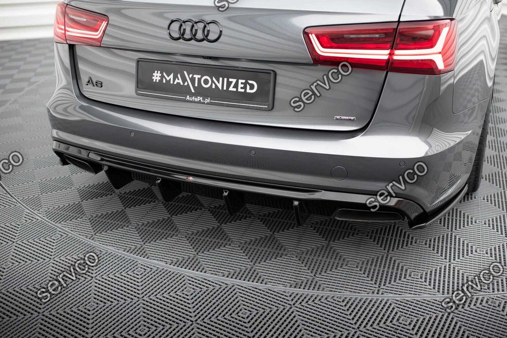 Difuzor bara spate Audi A6 S-Line A6 C7 FL 2014-2017 v22 - Maxton