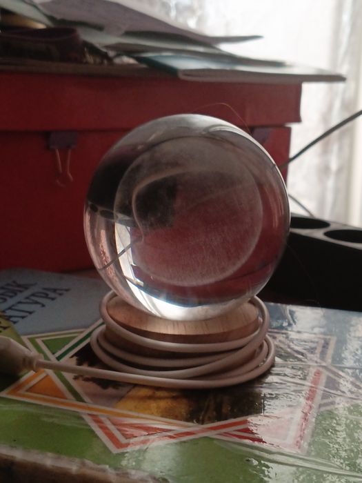 «Декоративная лампа шар, мягкий свет»