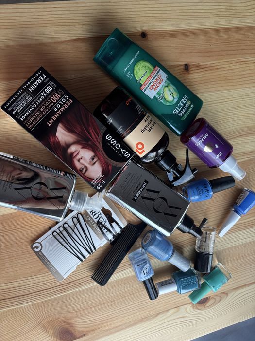 Лот козметика Essie, Orly, WOW, Avene, Taft, syoss, Garnier